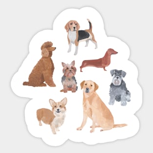 Dog Love Sticker